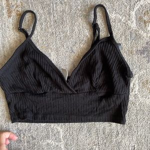 ASOS Black crop top